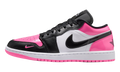 Jordan 1 Low SE Black Pinksicle Patent (Women's)