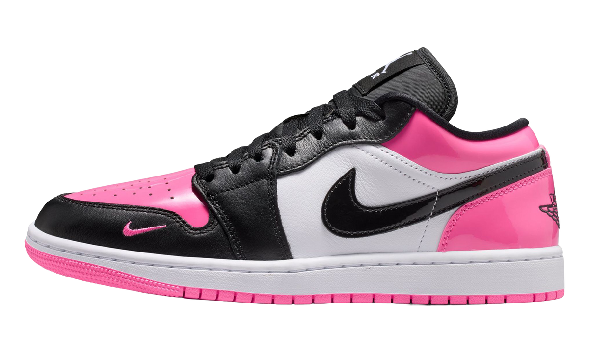 Jordan 1 Low SE Black Pinksicle Patent (Women's)