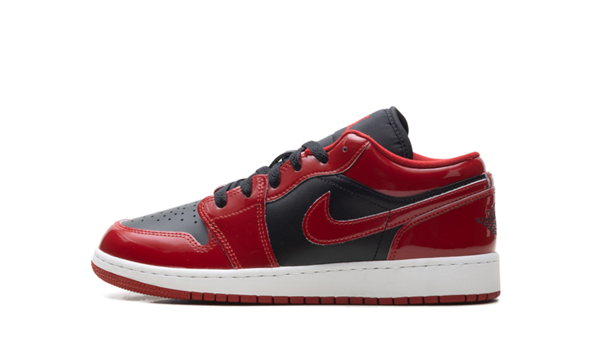 Jordan 1 Low SE Patent Bred Toe (GS)