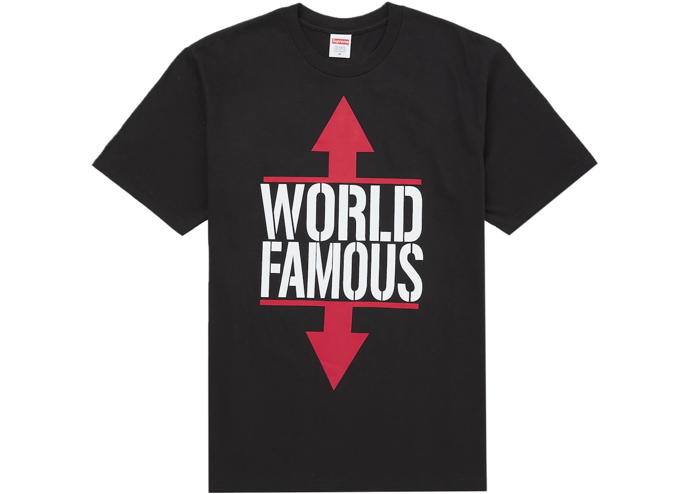 Supreme World Famous Tee Black