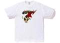 BAPE 1st Camo Ape Face Sta Tee Black Yellow