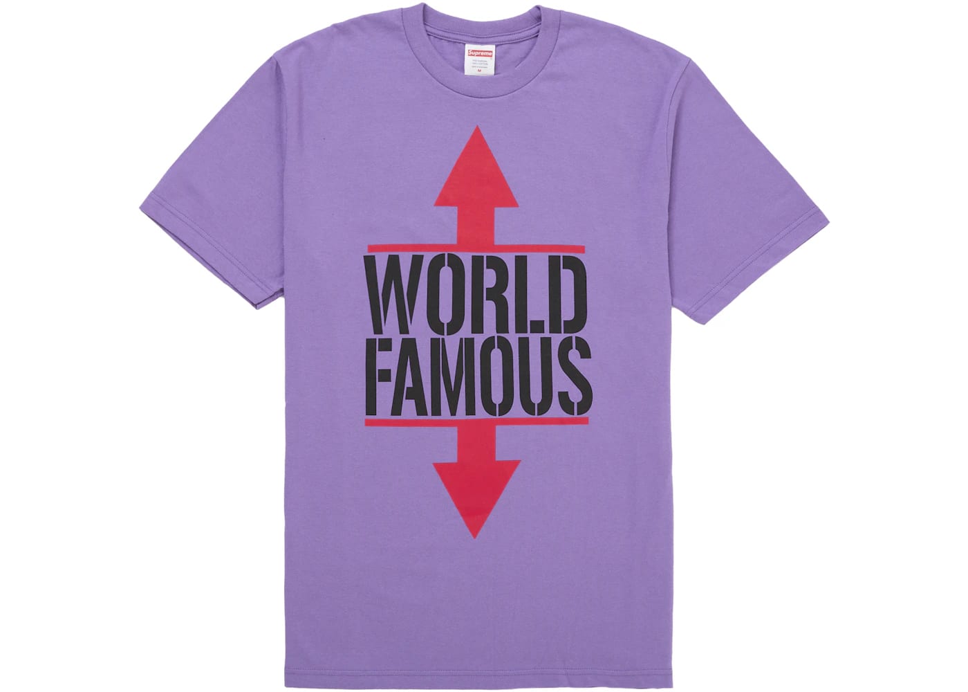 Supreme World Famous Tee Purple