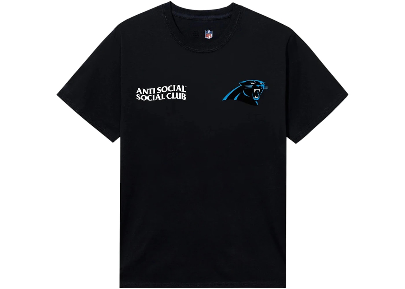Anti Social Social Club x Panthers Team Tee Black