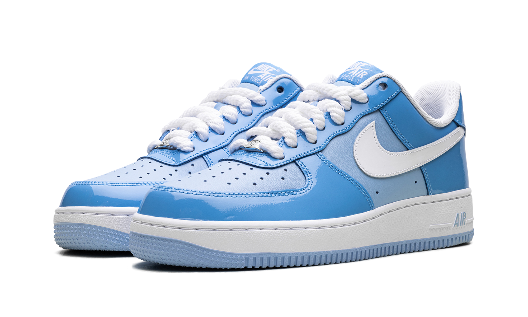 Nike Air Force 1 Low '07 LV8 Phychic Blue White Patent