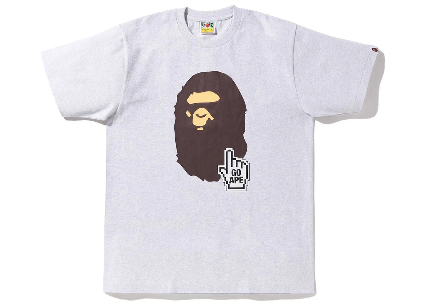 BAPE Go Ape Online Exclusive Tee Grey