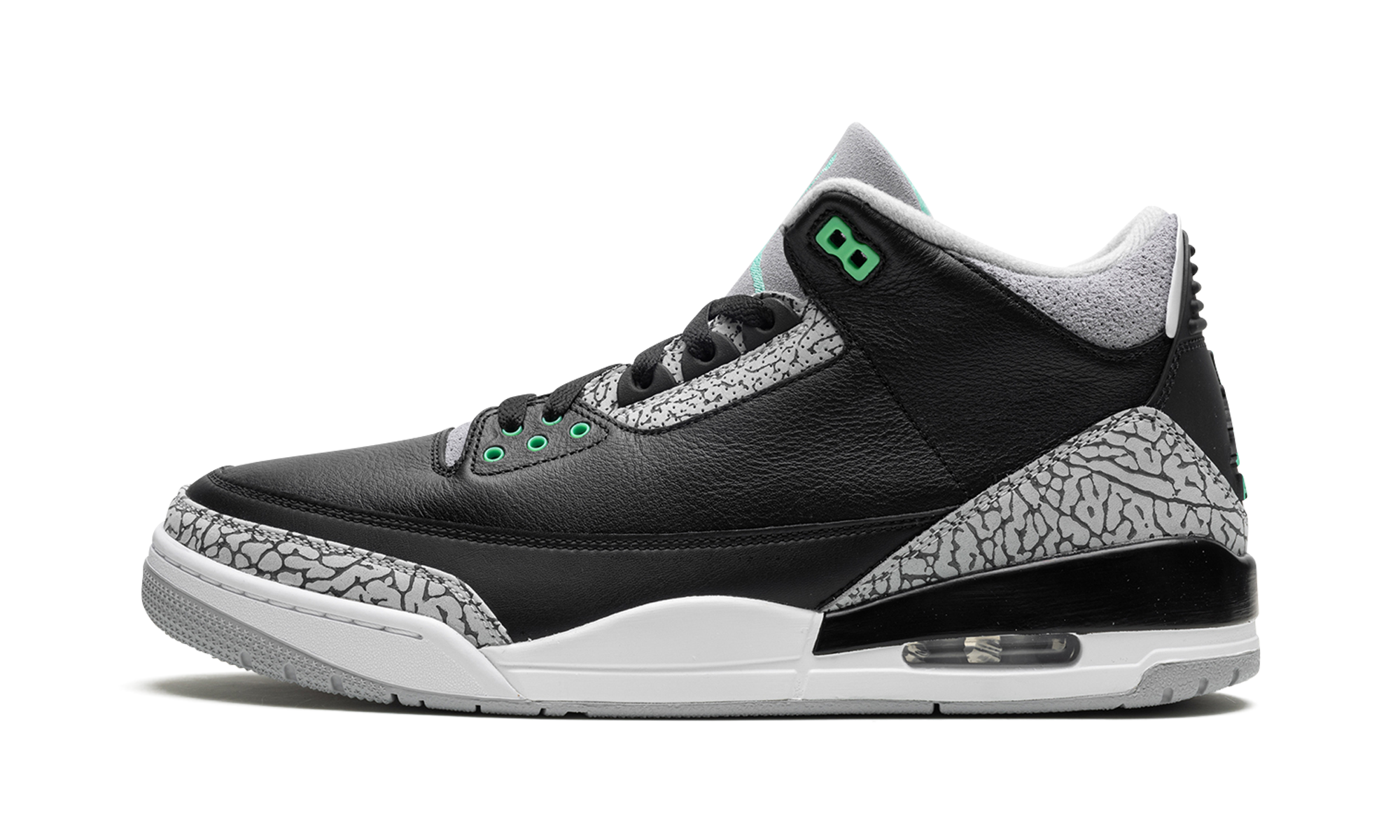 Jordan 3 Retro Green Glow