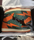 Reves Paris x Air Kiy ‘85 Hi Pine Green/Orange (MIAMI)