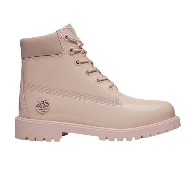 Timberland 6" Premium Waterproof Patent Boots Pink (GS)