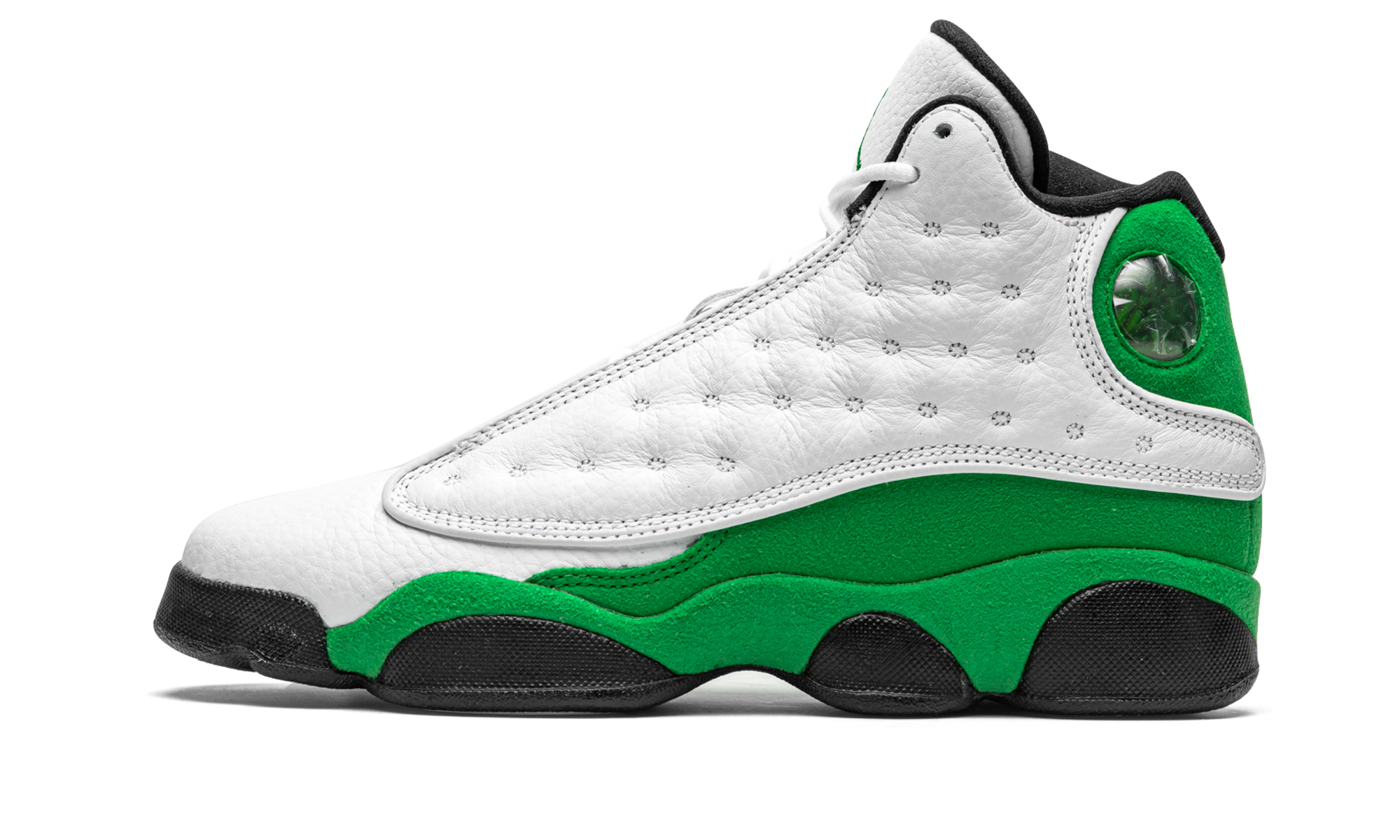 Jordan 13 Retro White Lucky Green (GS)