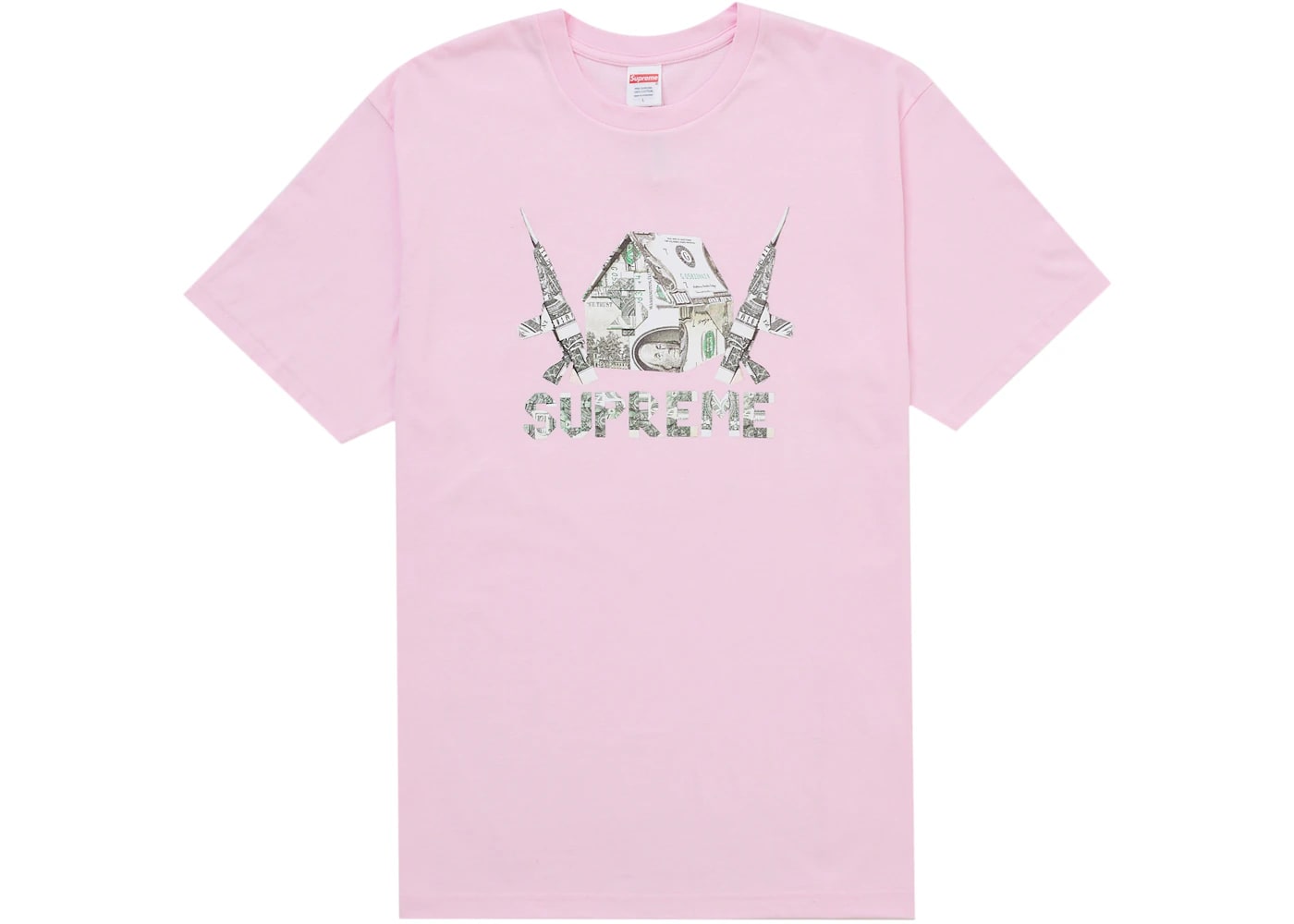 Supreme Origami Tee Light Pink