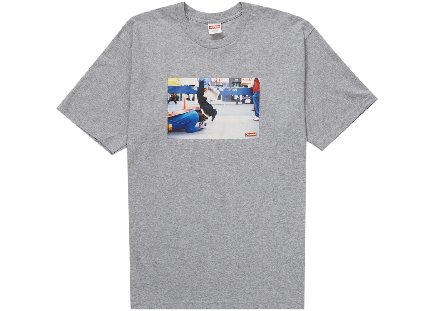 Supreme Pope.L Training Crawl Tee Heather Grey