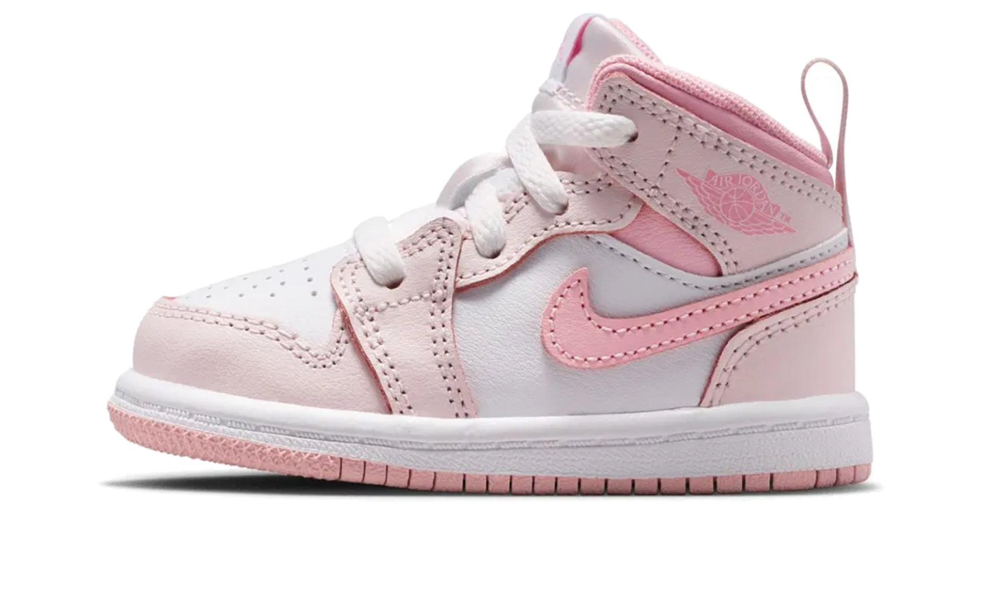 Jordan 1 Mid Pearl Pink White (TD)
