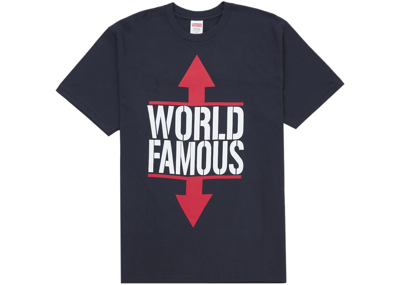 Supreme World Famous Tee Navy