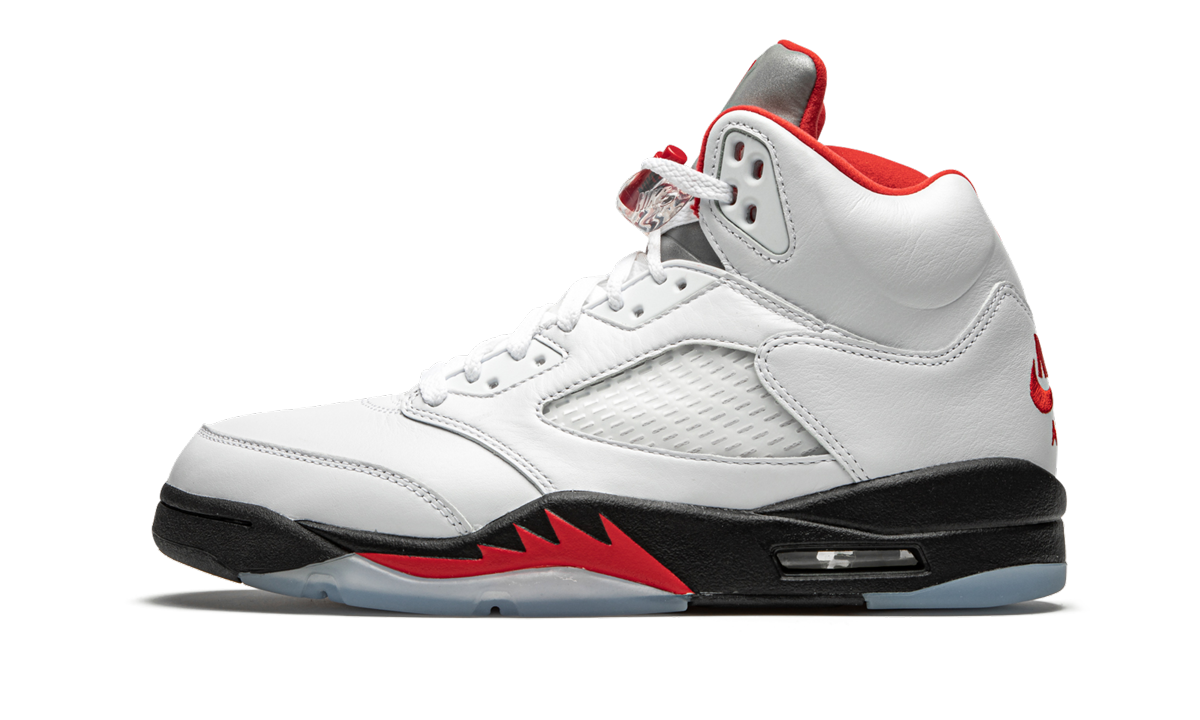 Jordan 5 Retro Fire Red Silver Tongue (2020)