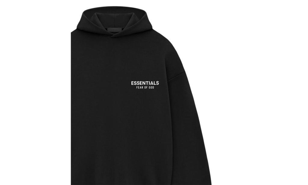 Fear of God Essentials Fleece Hoodie (FW24) Black
