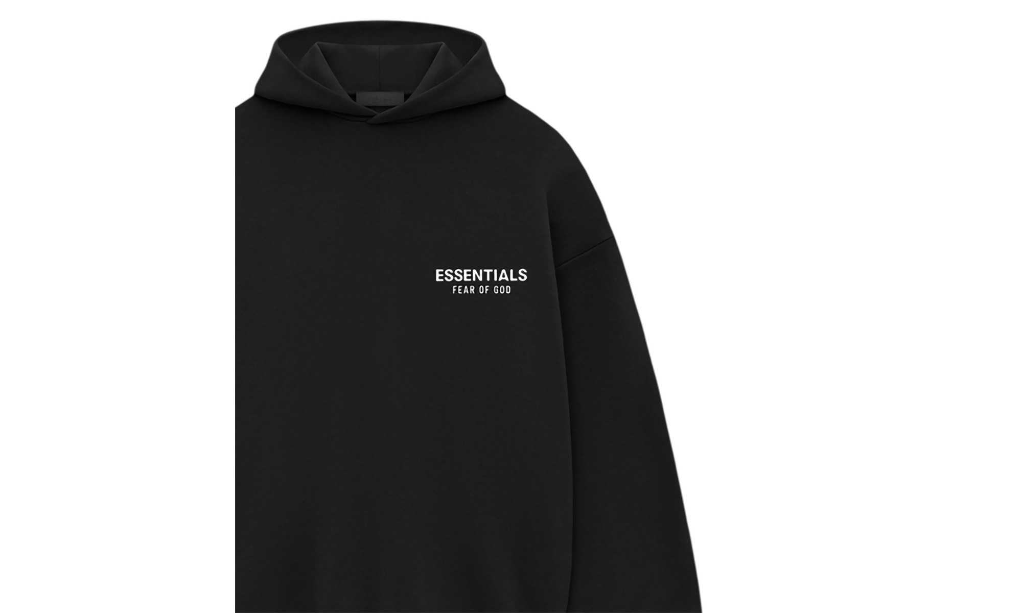 Fear of God Essentials Fleece Hoodie (FW24) Black