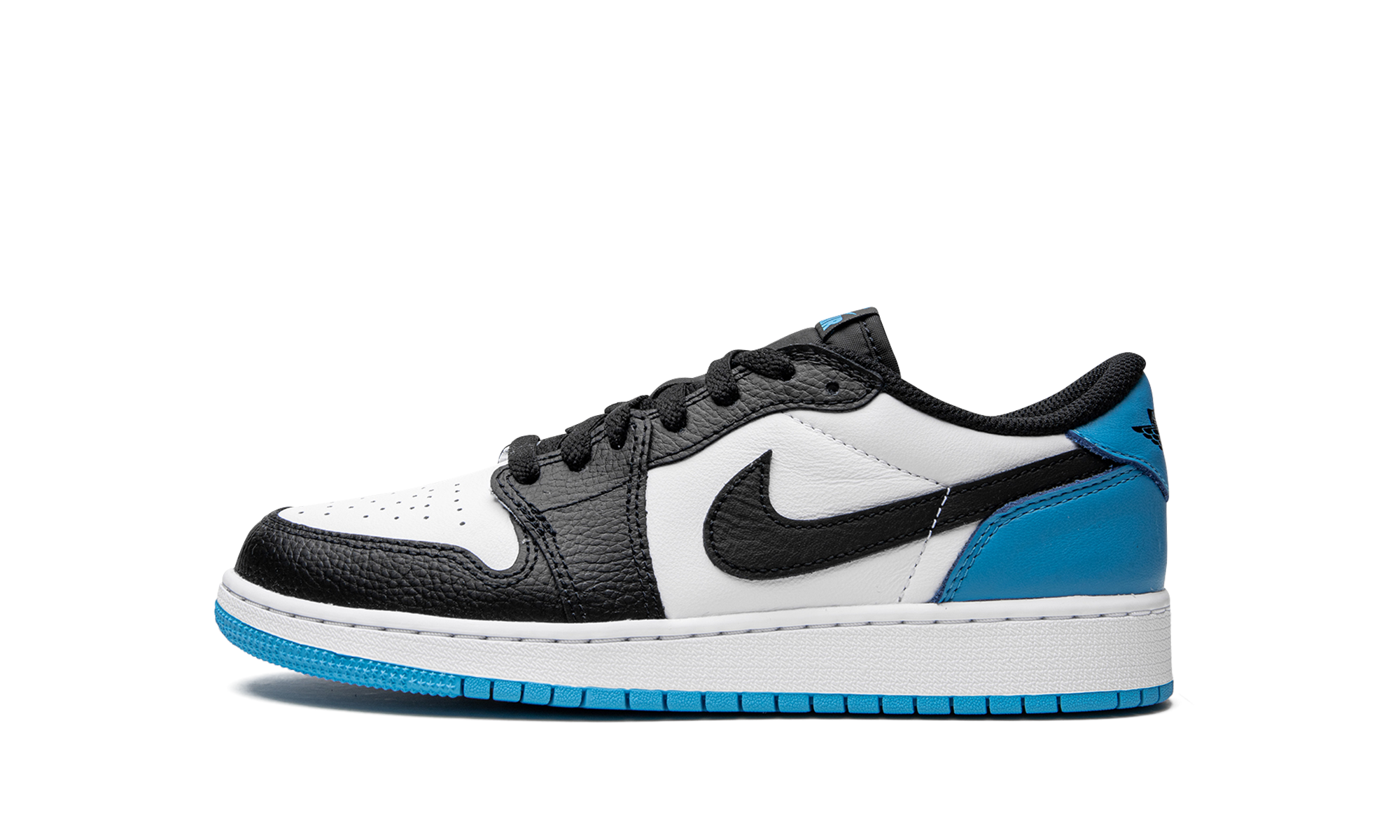 Jordan 1 Retro Low OG Black Dark Powder Blue (GS)