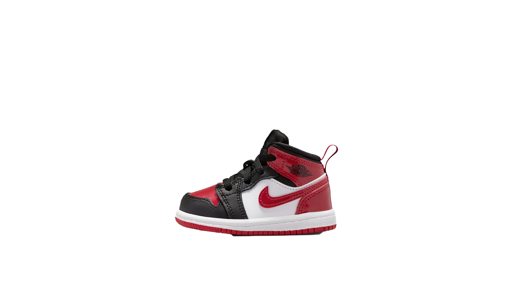 Jordan 1 Mid SE Patent Bred Toe (TD)