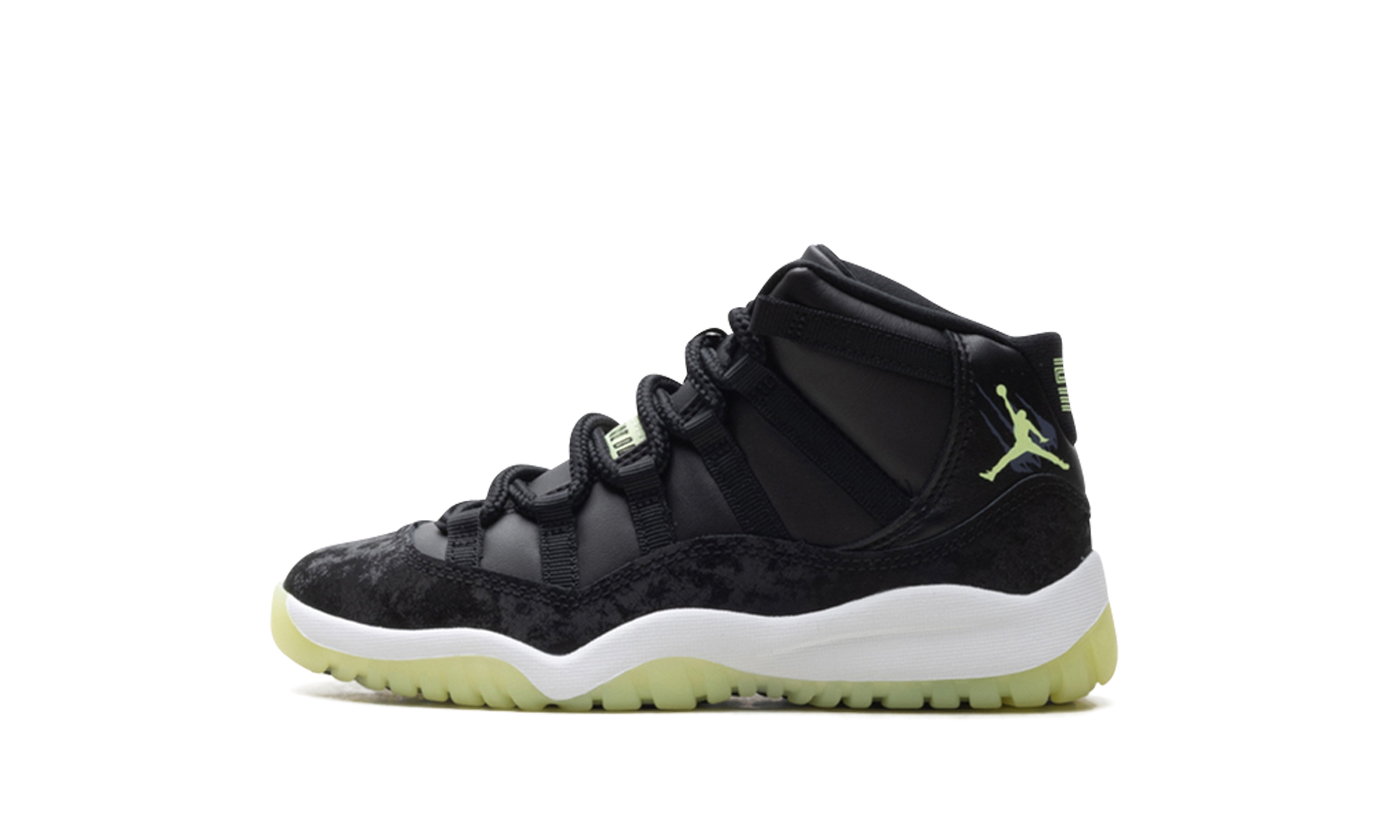 Jordan 11 Retro Black Barely Volt (PS)