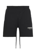 Soccer Fleece Shorts Fear of God ESSENTIALS Jet Black (FW25)