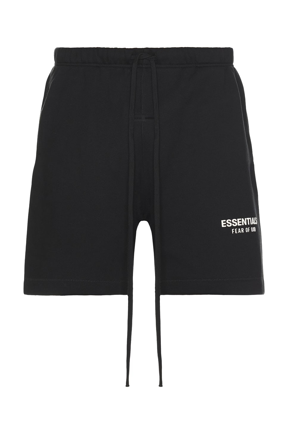 Soccer Fleece Shorts Fear of God ESSENTIALS Jet Black (FW25)