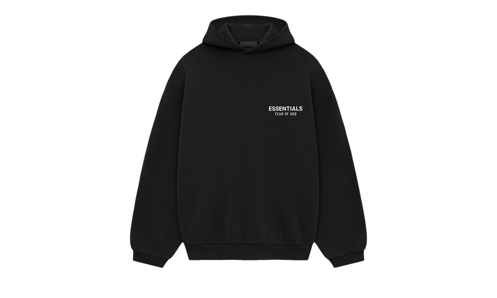 Fear of God Essentials Fleece Hoodie (FW24) Black