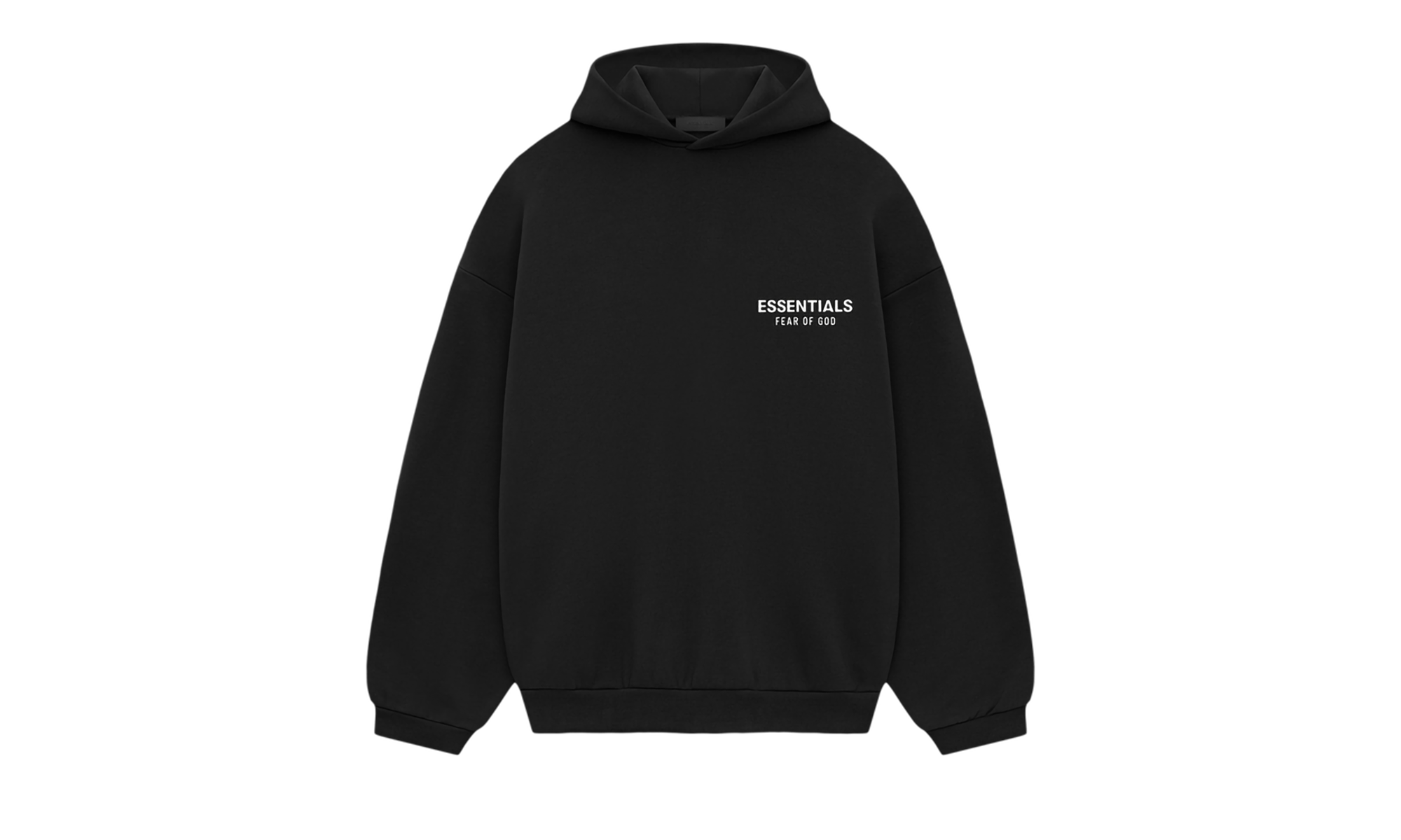 Fear of God Essentials Fleece Hoodie (FW24) Black