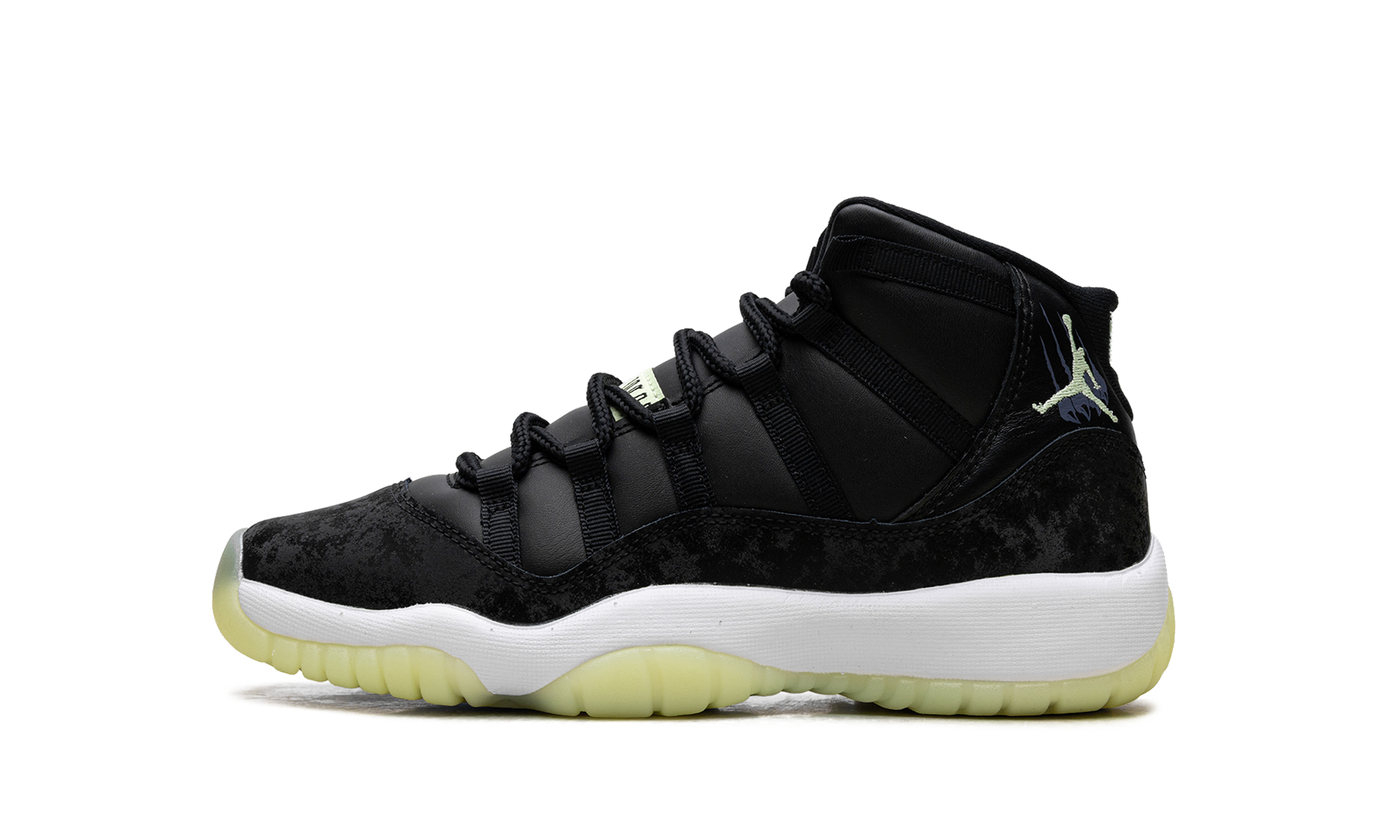 Jordan 11 Retro Black Barely Volt (GS)